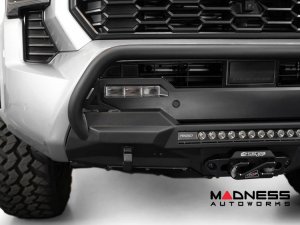 Toyota Tacoma Front Winch Bumper - Stealth Center Mount With Top Hoop - Addictive Desert Designs Toyota Tacoma Front Winch Bumper - Stealth Center Mount With Top Hoop - Addictive Desert Designs